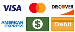 Credit card and payment icons